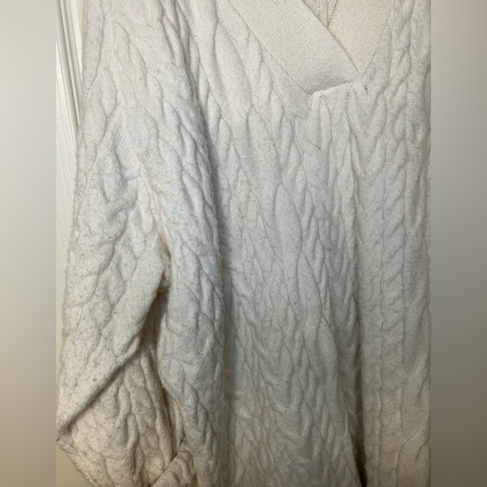 Cream Cable Knit Sweater Mini Dress - Picture 5 of 8
